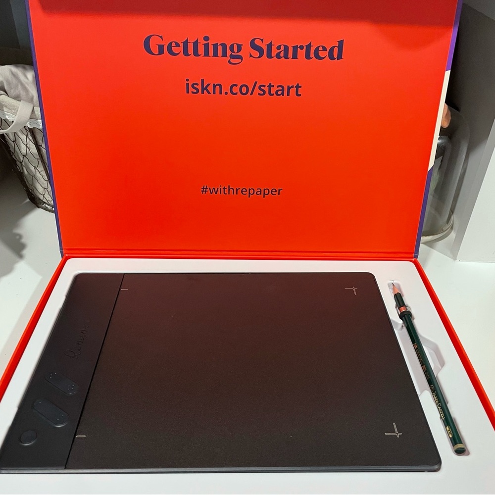 Iskn Repaper Faber-Castell pencil paper graphics drawing tablet advanced Slate 2